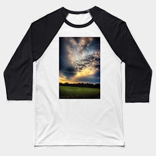 Clouds at Sunset Baseball T-Shirt